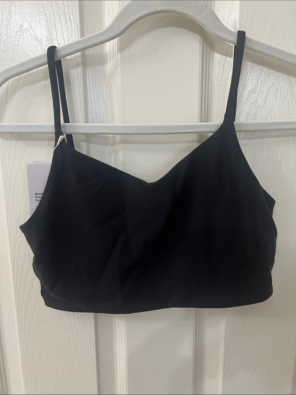 Bend this front to back bra Cami spaghetti straps. S/M